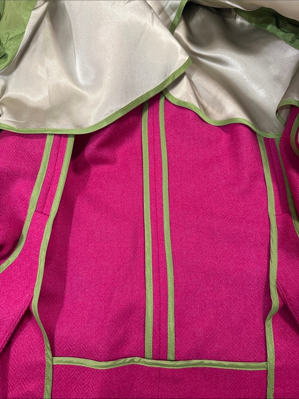 J Crew Robert Noble Scottish Wool Blazer Hot Pink Original Garment Bag Womens 10 - Picture 13 of 13